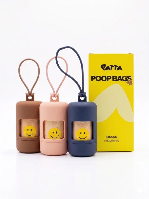 Porta Saquinhos + Pack 4 rolos